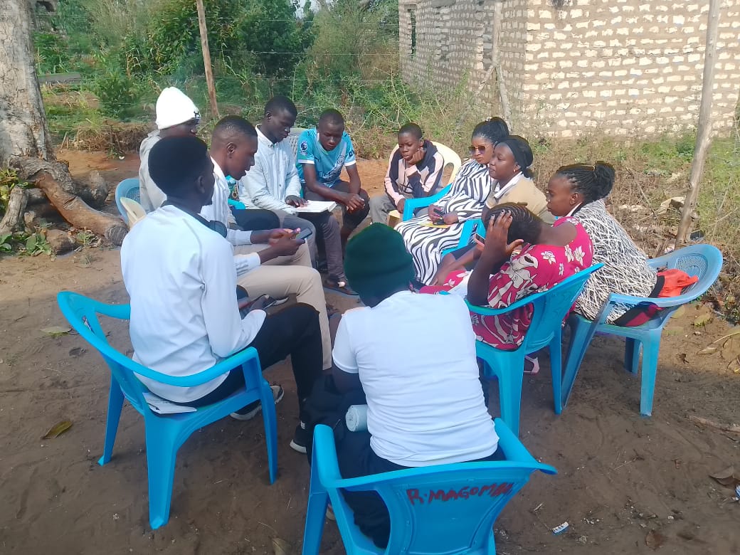 Pastors and leaders meeting outdoors