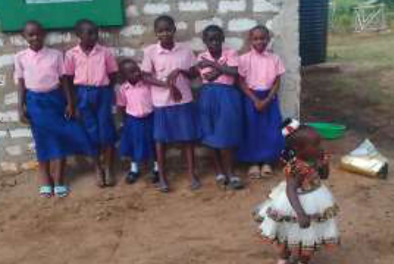 School children in uniform at Mwangala Primary